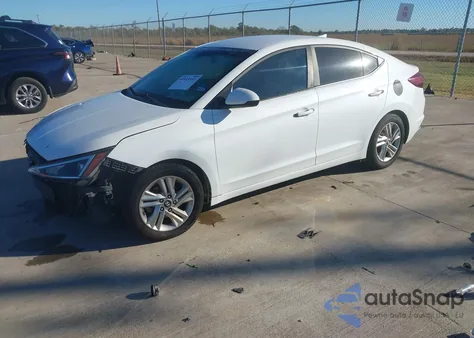 2019 Hyundai Elantra Sel from USA, damaged, VIN 5NPD84LF0KH418713